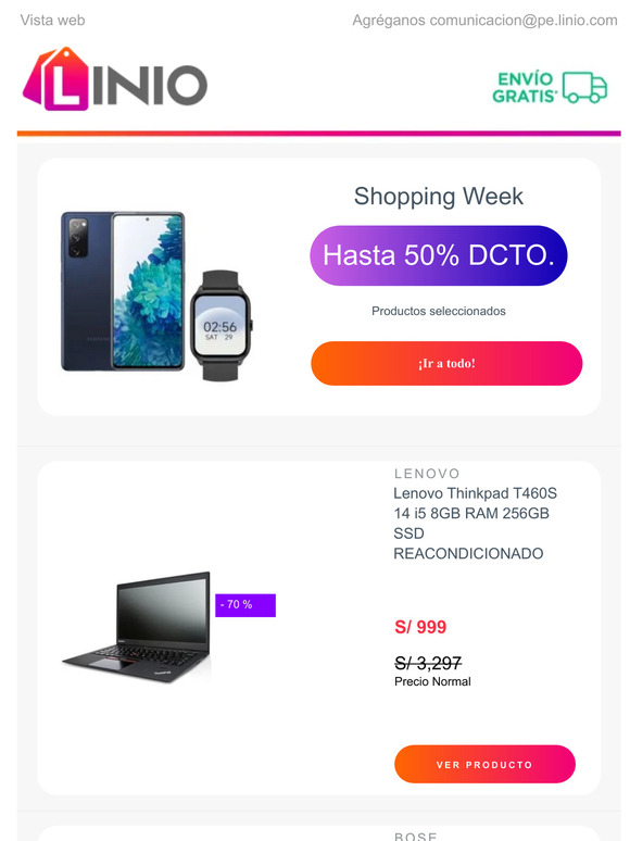 🚨Comenzó el Shopping Week 📱🎮💻🎧