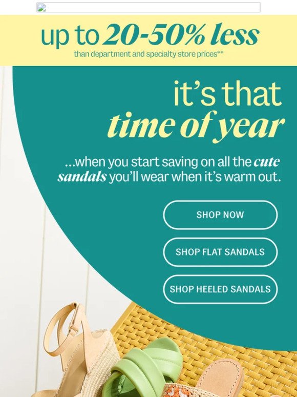 sandal season is coming ☀️