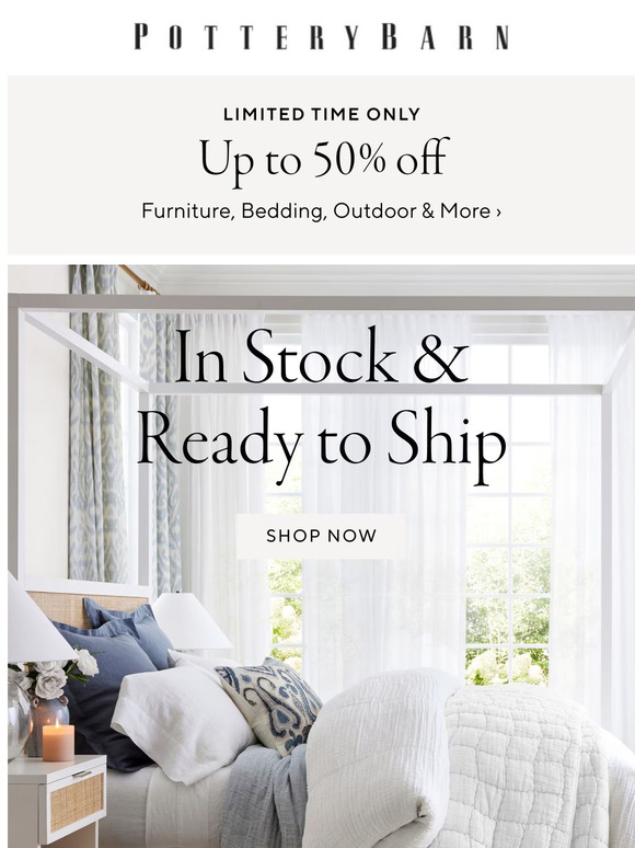 Pottery Barn Email Newsletters Shop Sales, Discounts, and Coupon Codes