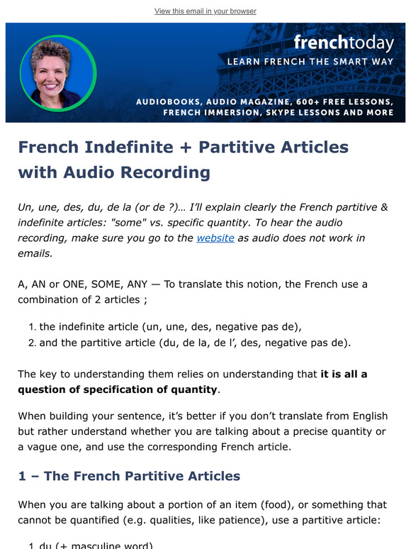 French Today 🇫🇷 Free Lesson Monday 26 Feb 2024 🇫🇷 Milled