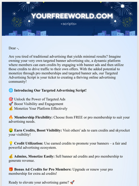 Supercharge Your Advertising Strategy with Our Targeted Advertising Script!