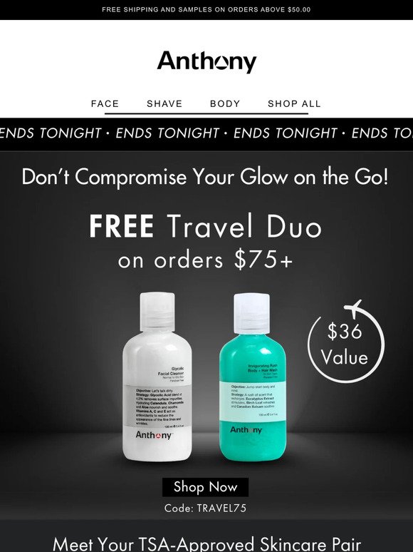 Ends Tonight: FREE Travel Duo ($36 value) Take Off in Style✈️🌍