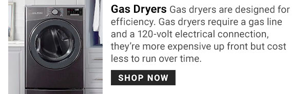 Gas Dryers