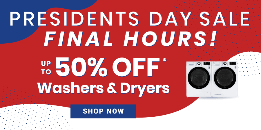 Save up to 50% on In Stock Laundry Pairs