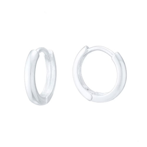 Children's Sterling Silver 7mm Huggie Hoop Earrings