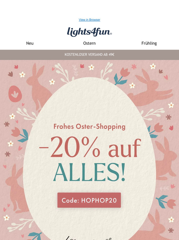 ⏰20% auf ALLES - Letzte Chance!