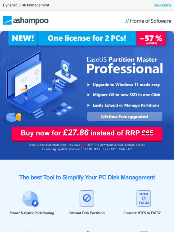Ashampoo: The best Tool to Simplify Your PC Disk Management - Ease­US ...