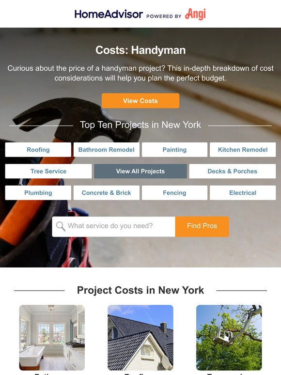 Costs: Handyman