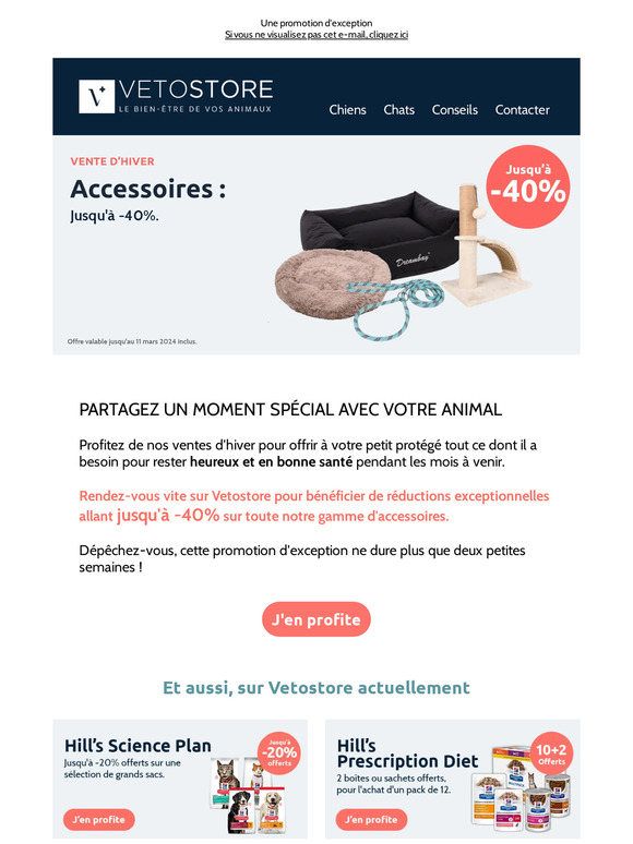 EXCEPTIONNEL : Jusqu'à -40% sur les accessoires