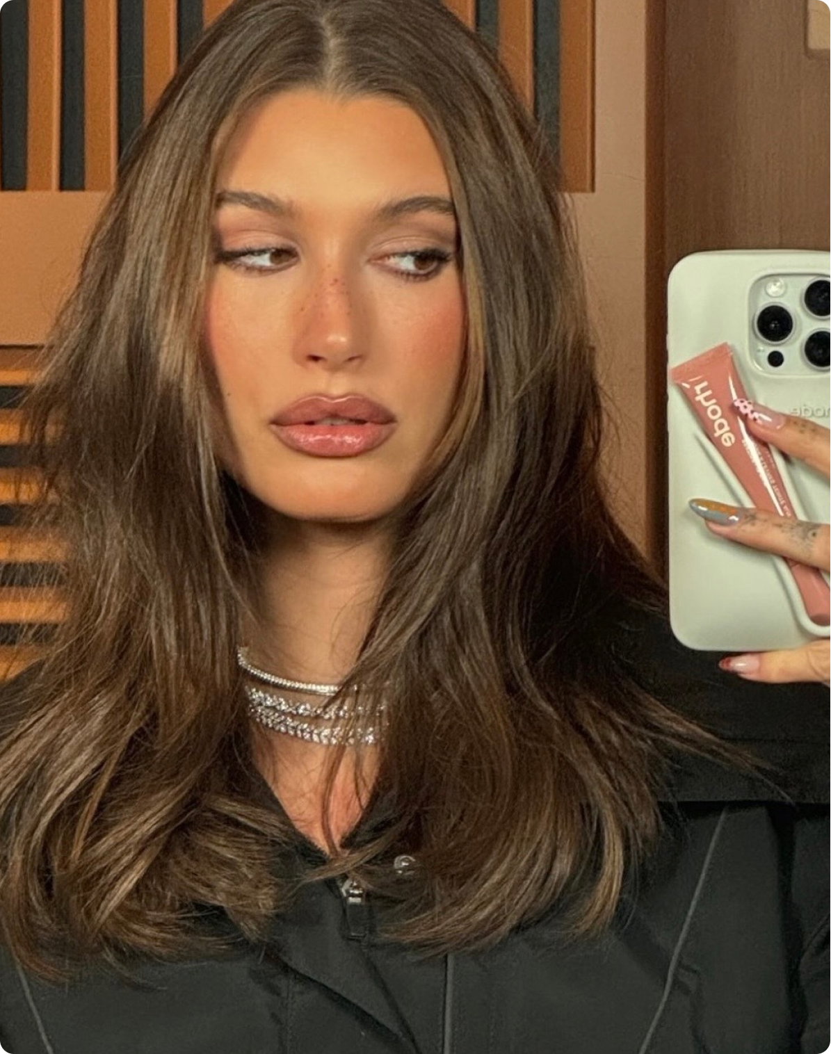 peptide lip tint in toast x lip case