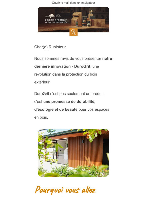 🌟 Nouveauté : Découvrez DuroGrit - La dernière innovation Rubio Monocoat pour l’entretien du bois extérieur