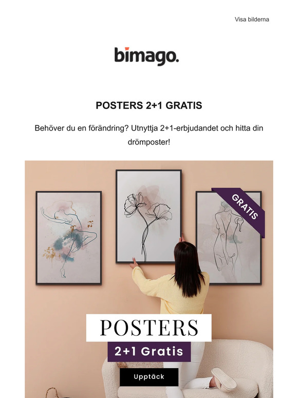 Posters 2+1 gratis