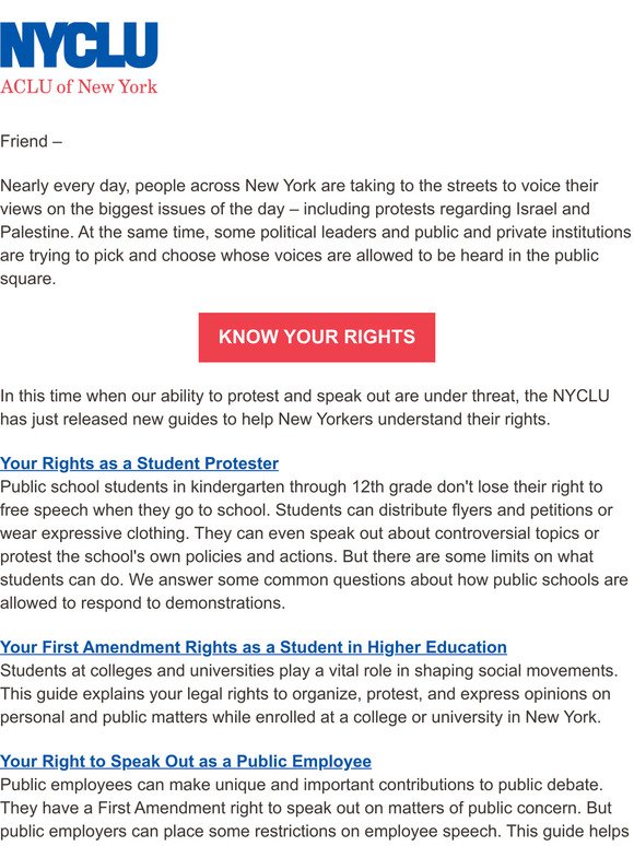 Protests are erupting across NY. Do you know your rights?