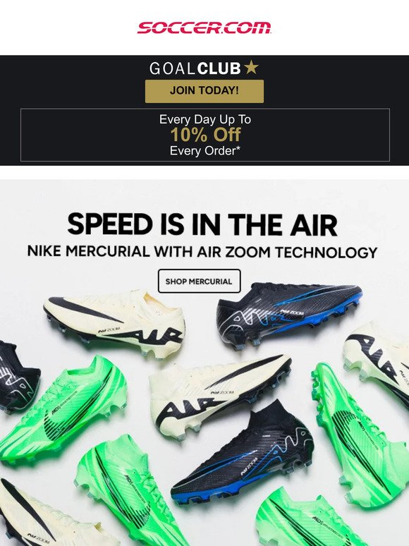 ⚽️ Play Faster: Shop Our Fastest Soccer Cleats For Spring!