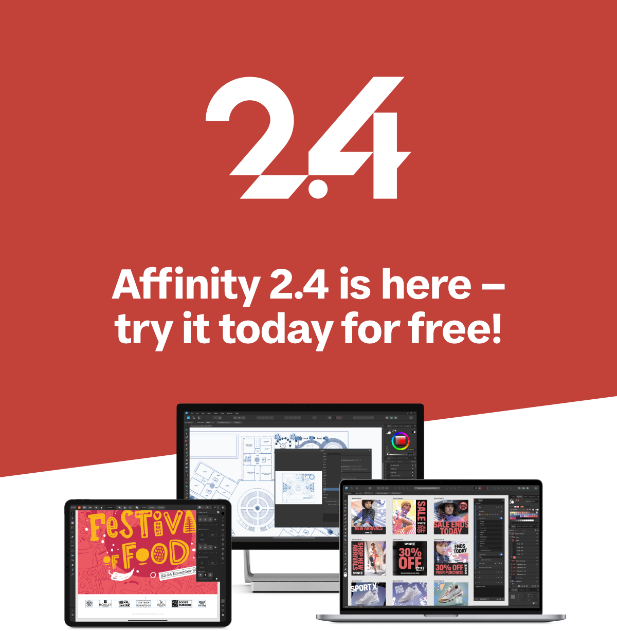 Affinity 2.4 is here – try it today for free!
