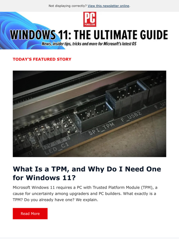 PC Mag Shop: What Is a TPM, and Why Do I Need One for Windows 11? | Milled