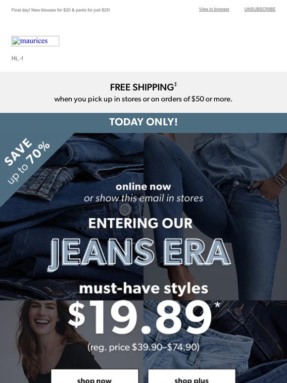 Our $19.89 Jeans Era is BACK 🎤👖✨