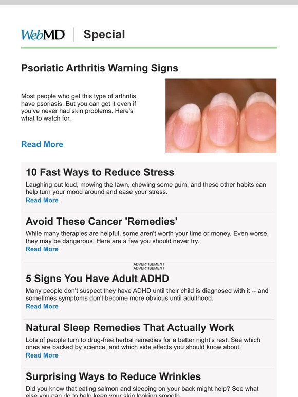 Psoriatic Arthritis Warning Signs