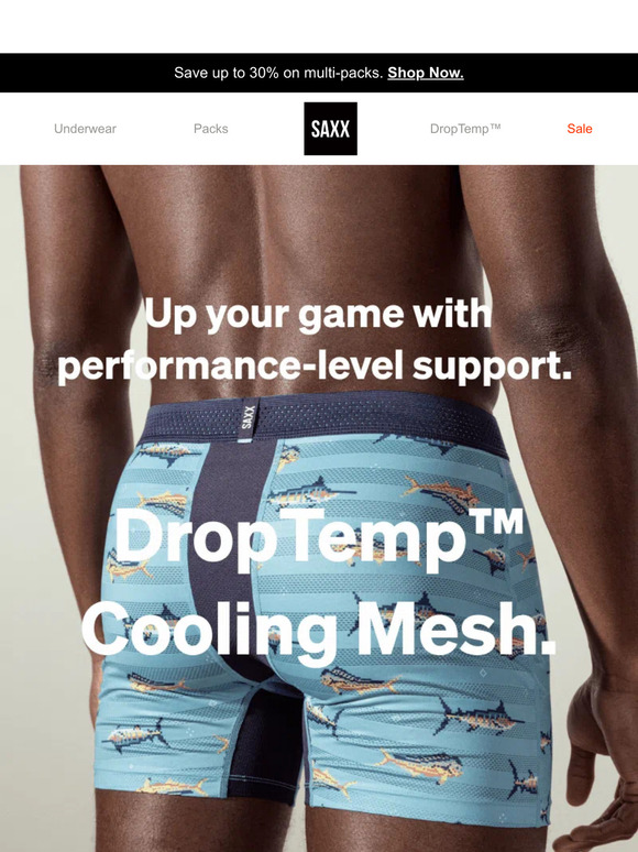 SAXX Underwear Email Newsletters Shop Sales, Discounts, and Coupon Codes