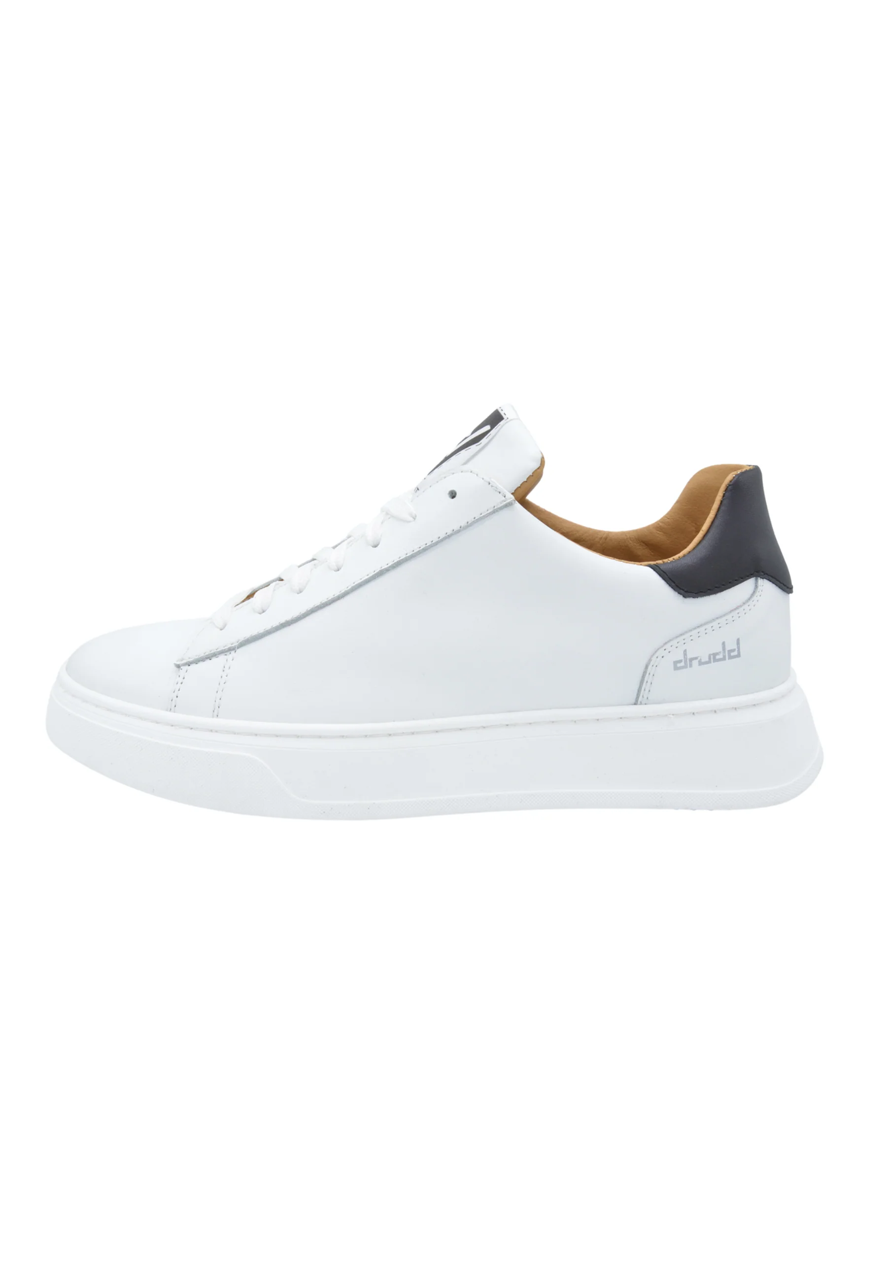 Image of Sneakers Pelle Bianco e Nero - D-BRO