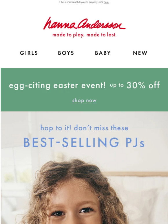 Hanna Andersson Email Newsletters: Shop Sales, Discounts, and Coupon Codes
