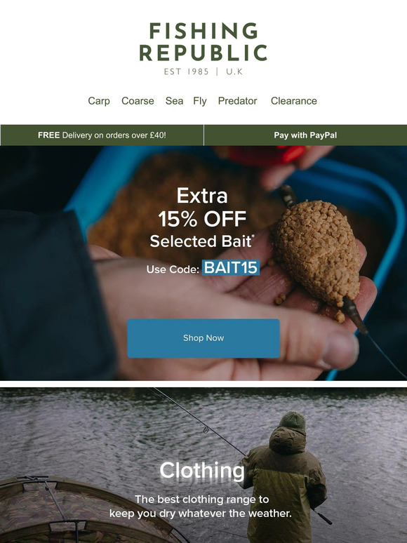 Save big on bait!
