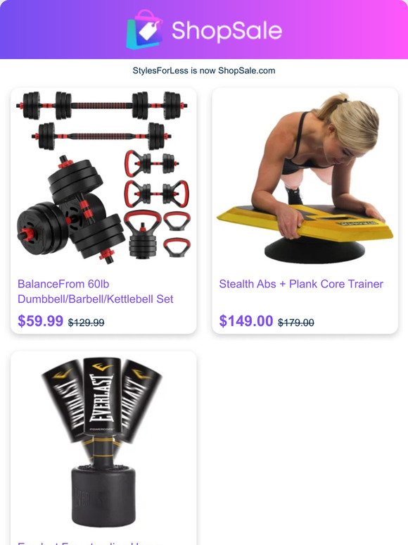 💪 Get Active With These Home-Gym Fitness Deals!