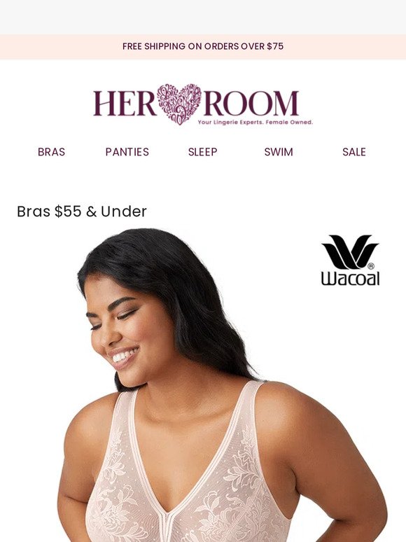 Bras $55 and Under! Wacoal & More