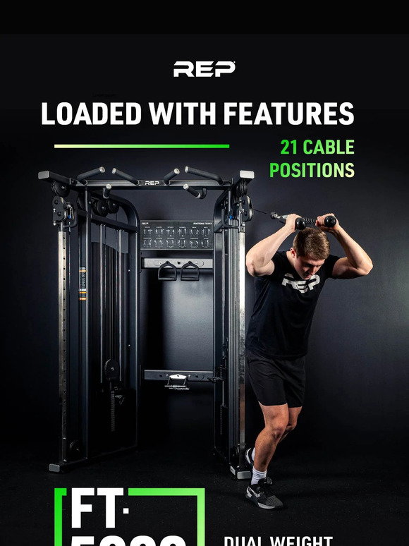 Rep Fit REP Fitness: The FT-5000 2.0 Brings Commercial-Grade Training Home ...