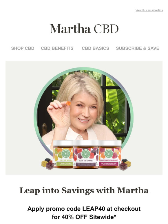 Leap into 40% off with code LEAP40