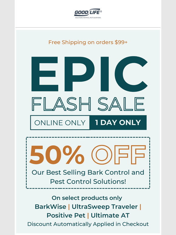 📣Act Fast - 50% Off Flash Sale Ends at Midnight!📣