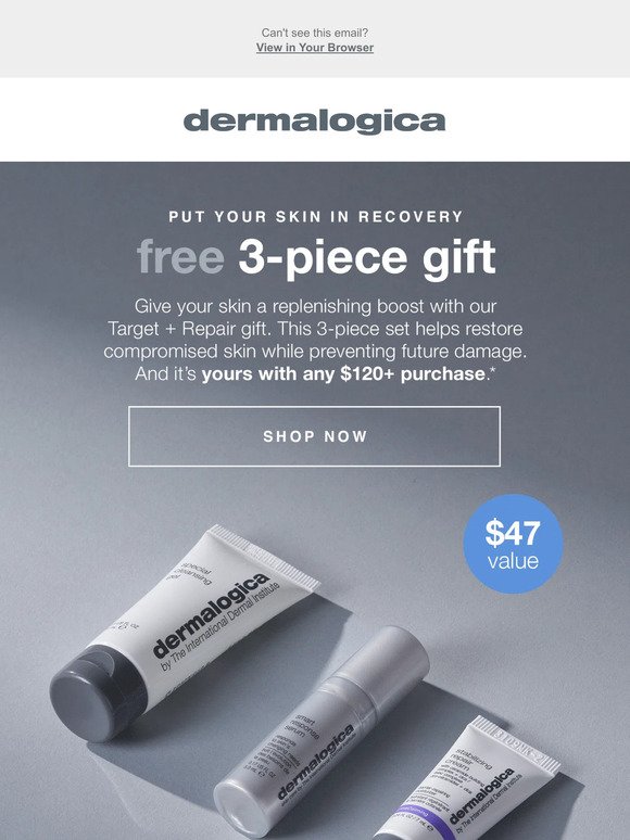 LAST CHANCE! Claim your free 3-piece gift