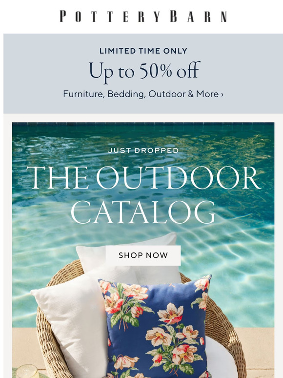 Pottery Barn First looks The Outdoor Catalog Milled