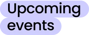 Upcoming events2