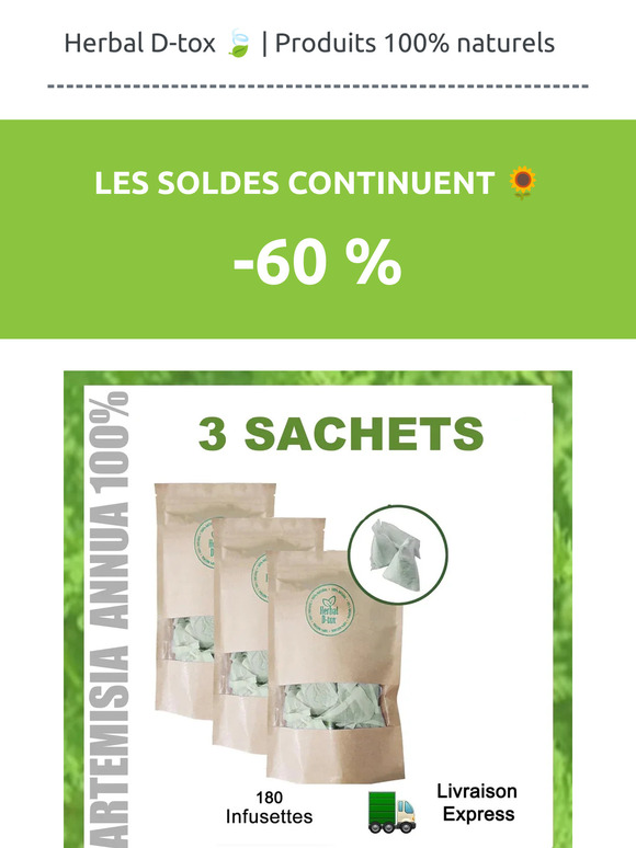 🌿 Artemisinine / Armoise REMISE EXCEPTIONNELLE -60%