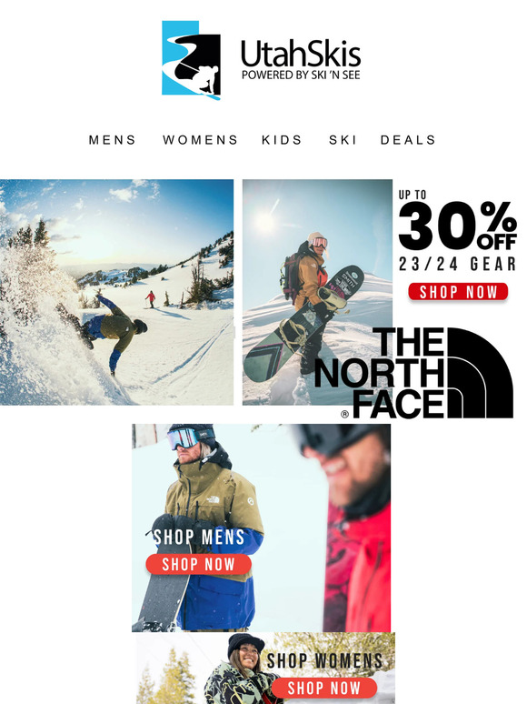Hurry! Up to 30% Off The North Face.