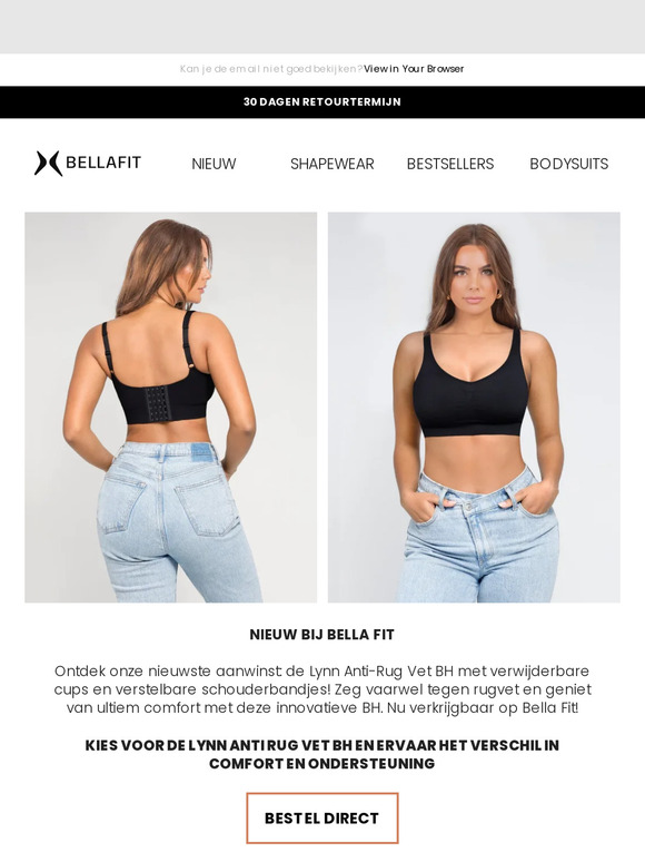 NIEUW - Shaping BH met verstelbare bandjes 😍
