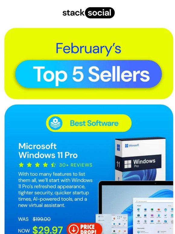 ⏪ Your February Recap: Top 5 Sellers