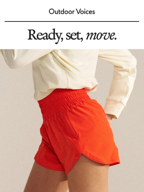 Say hi to our high-rise running short.