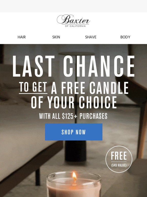 Baxter Of California Email Newsletters Shop Sales, Discounts, and