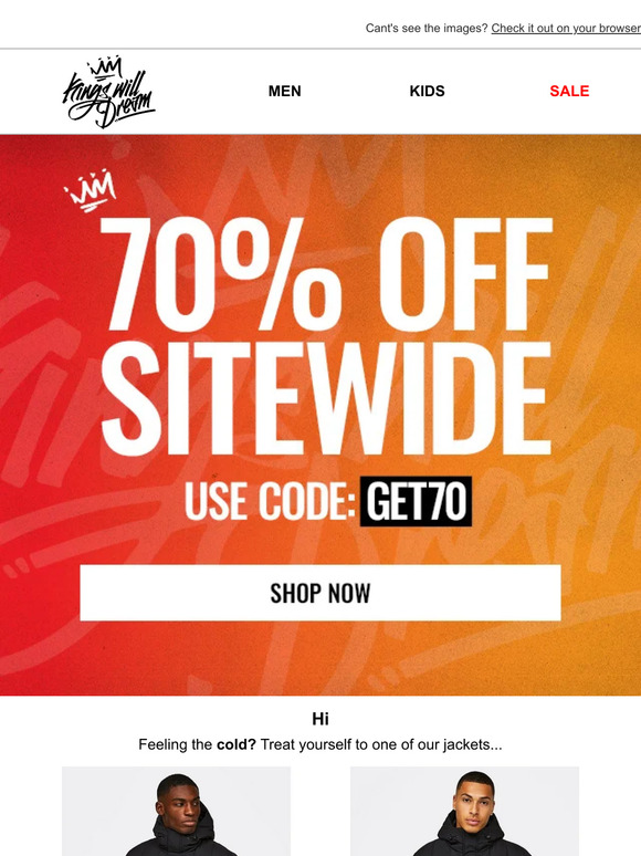 Enjoy 70% off SITEWIDE 🚨