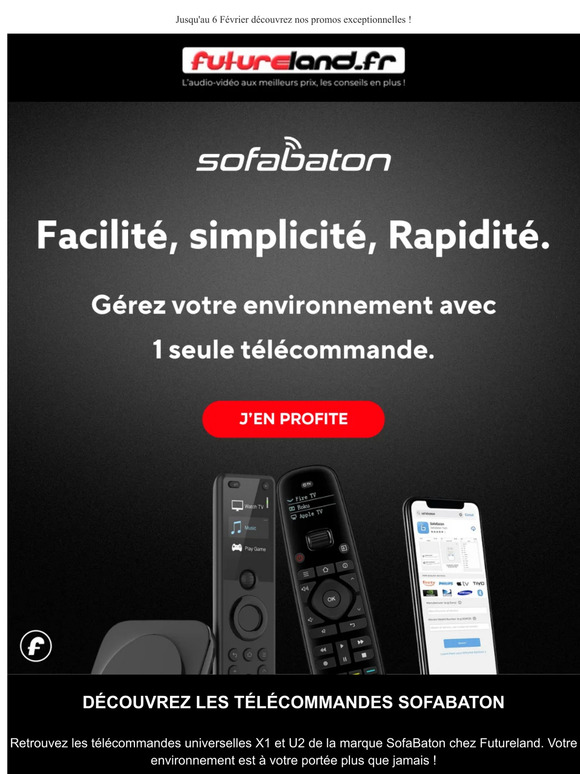 Contrôlez votre environnement avec les télécommandes universelles et connectées SofaBaton ! 🌍