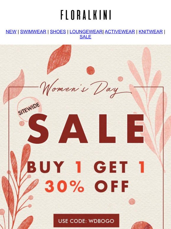 Our Womens Day Sale is Now Live 🌷