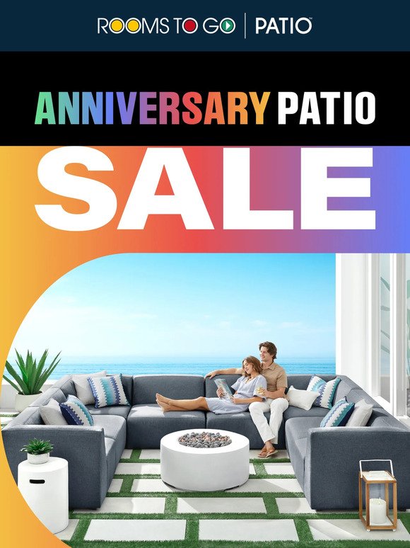 Anniversary Patio Sale takes the party outside!
