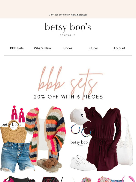New BBB Set & MORE New Spring Arrivals