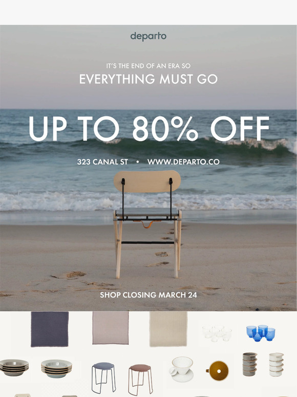 We're Closing. Everything Must Go!