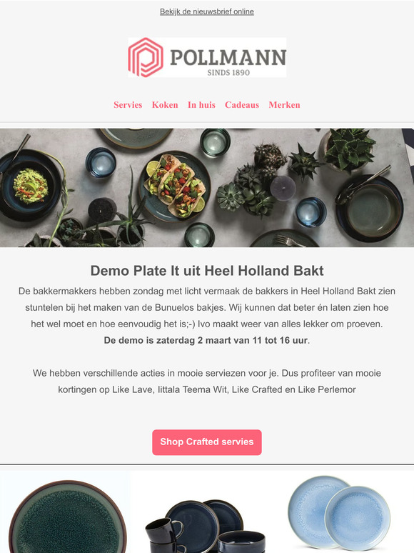 Zaterdag demo Plate It & Serviezen in de actie