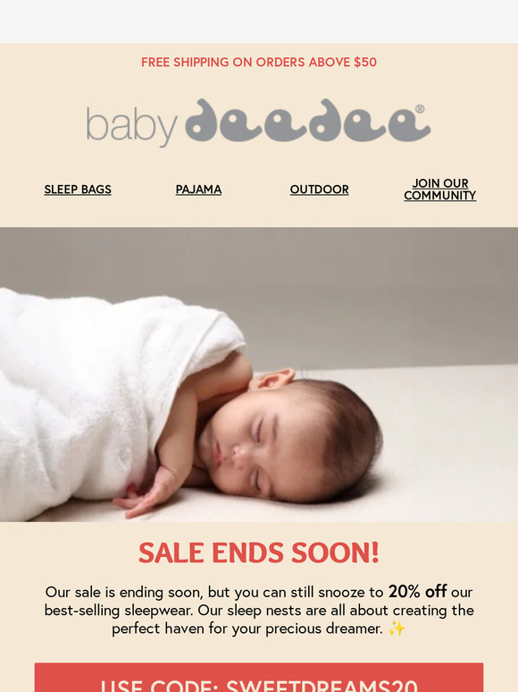 [ENDS TONIGHT] 20% Off Baby DeeDee Best Sellers ⏰