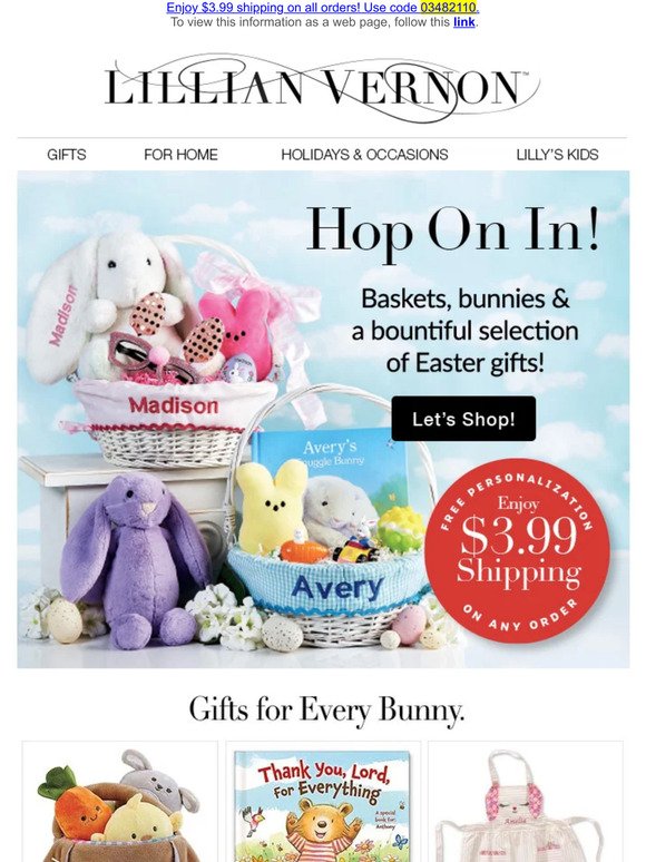 🐰 Hop on in to see baskets, bunnies & more!