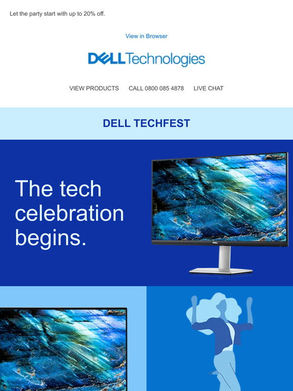 Dell: Dell TechFest is live | Celebrate with sitewide savings | Milled